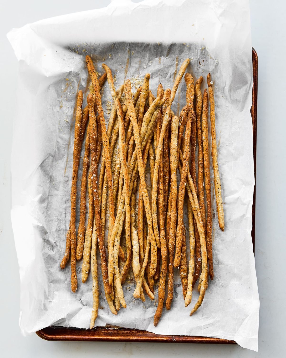 Seeded Breadsticks with Parmesan