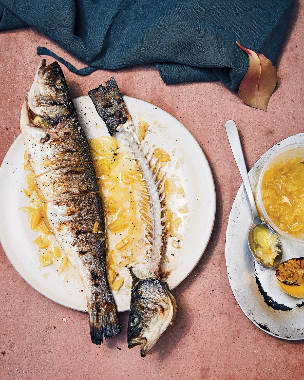 Grilled Branzino with Lemons All of the Ways