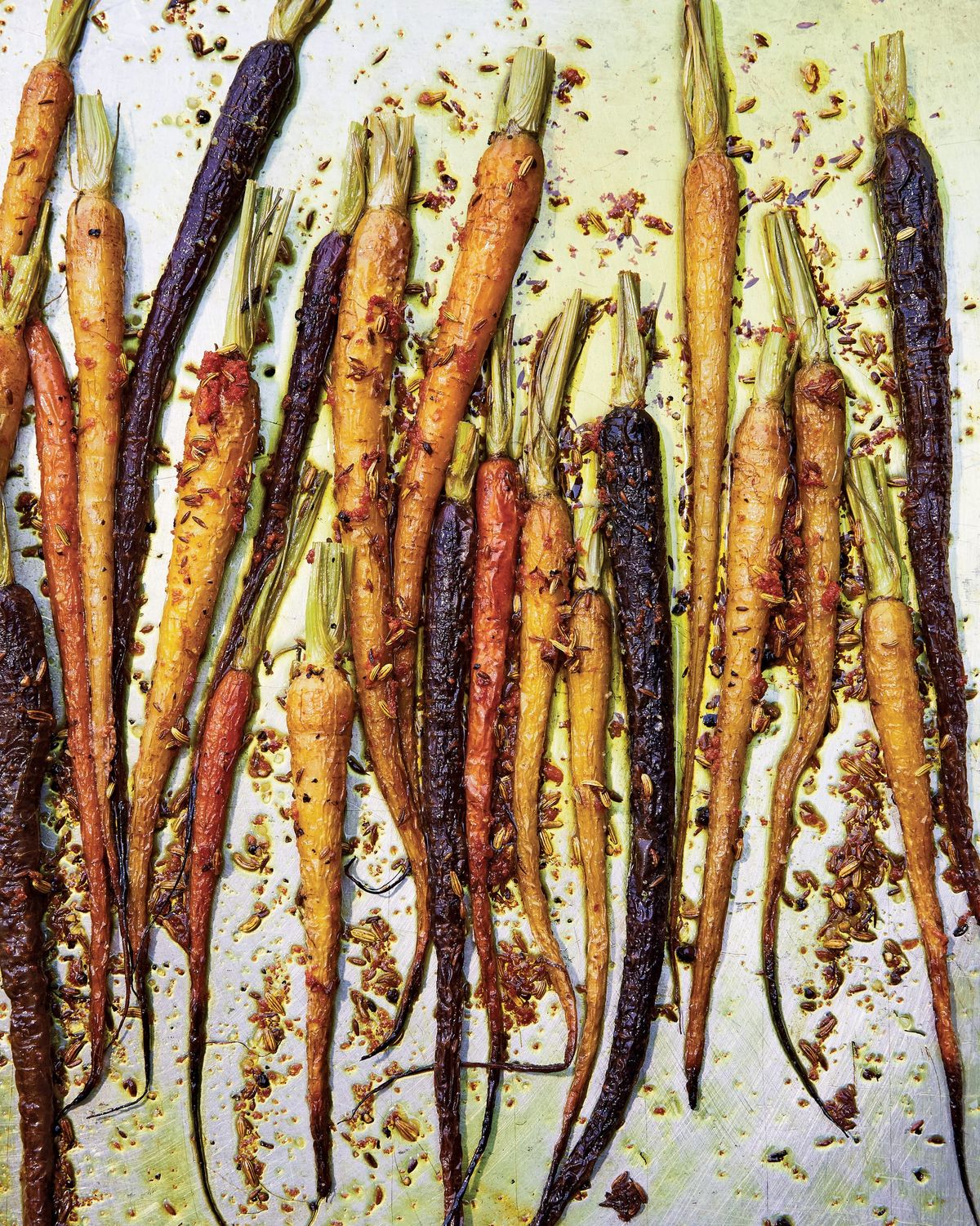 Turmeric-Roasted Carrots with Seeds and Labne
