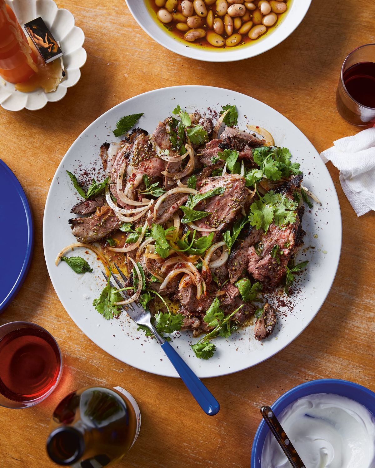 Yogurt-Marinated Leg of Lamb with Spicy Fennel and Sumac