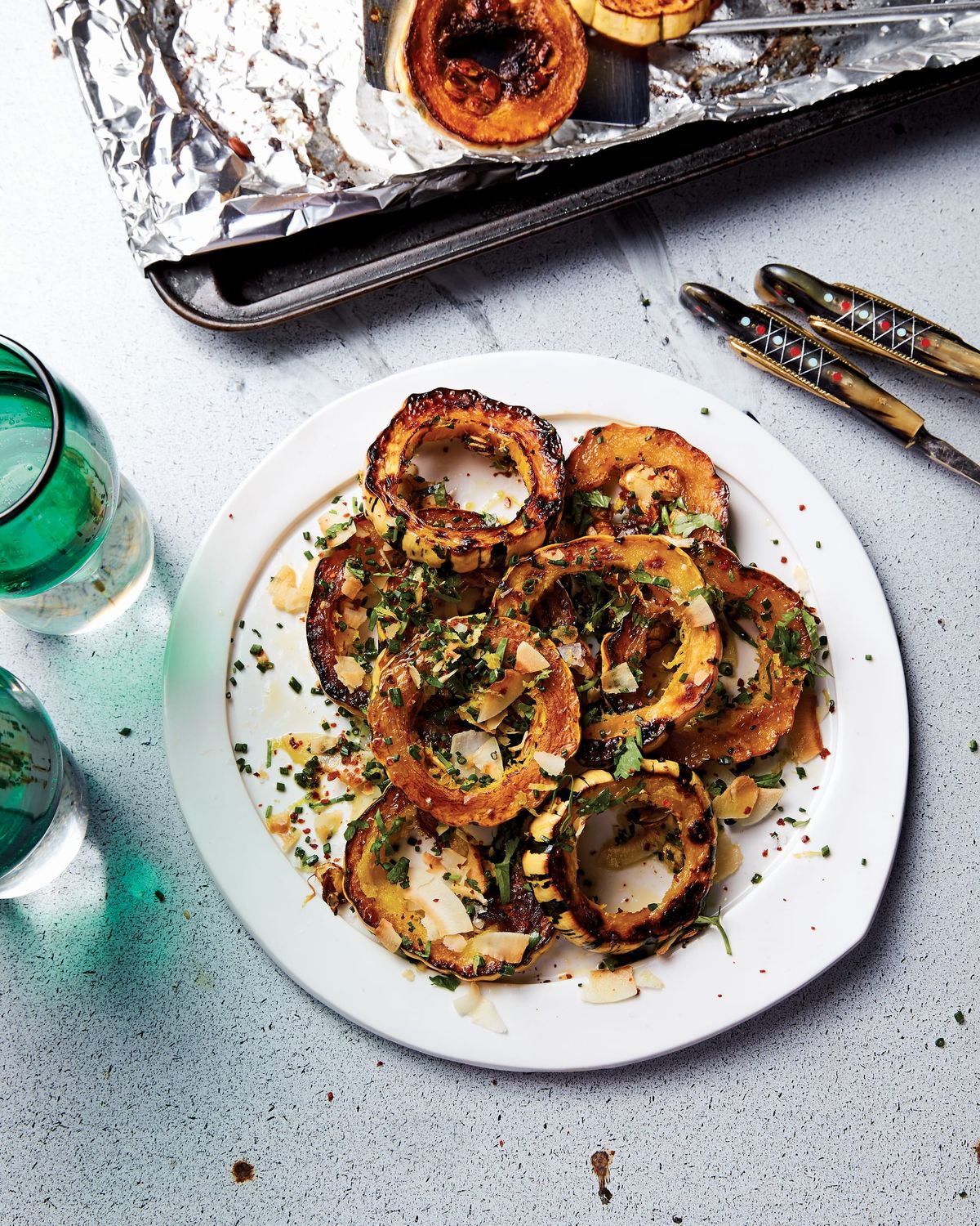 Caramelized Winter Squash with Toasted Coconut Gremolata