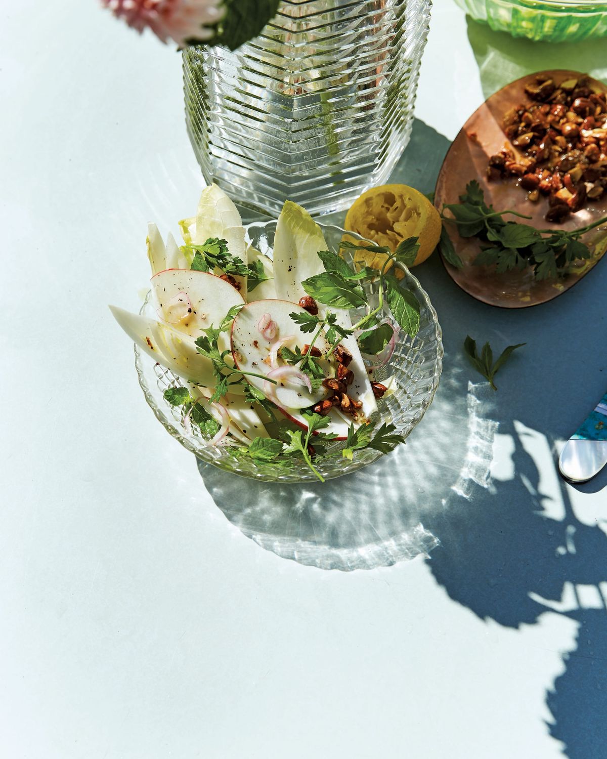 Apple and Endive Salad with Parsley and Salted Almonds