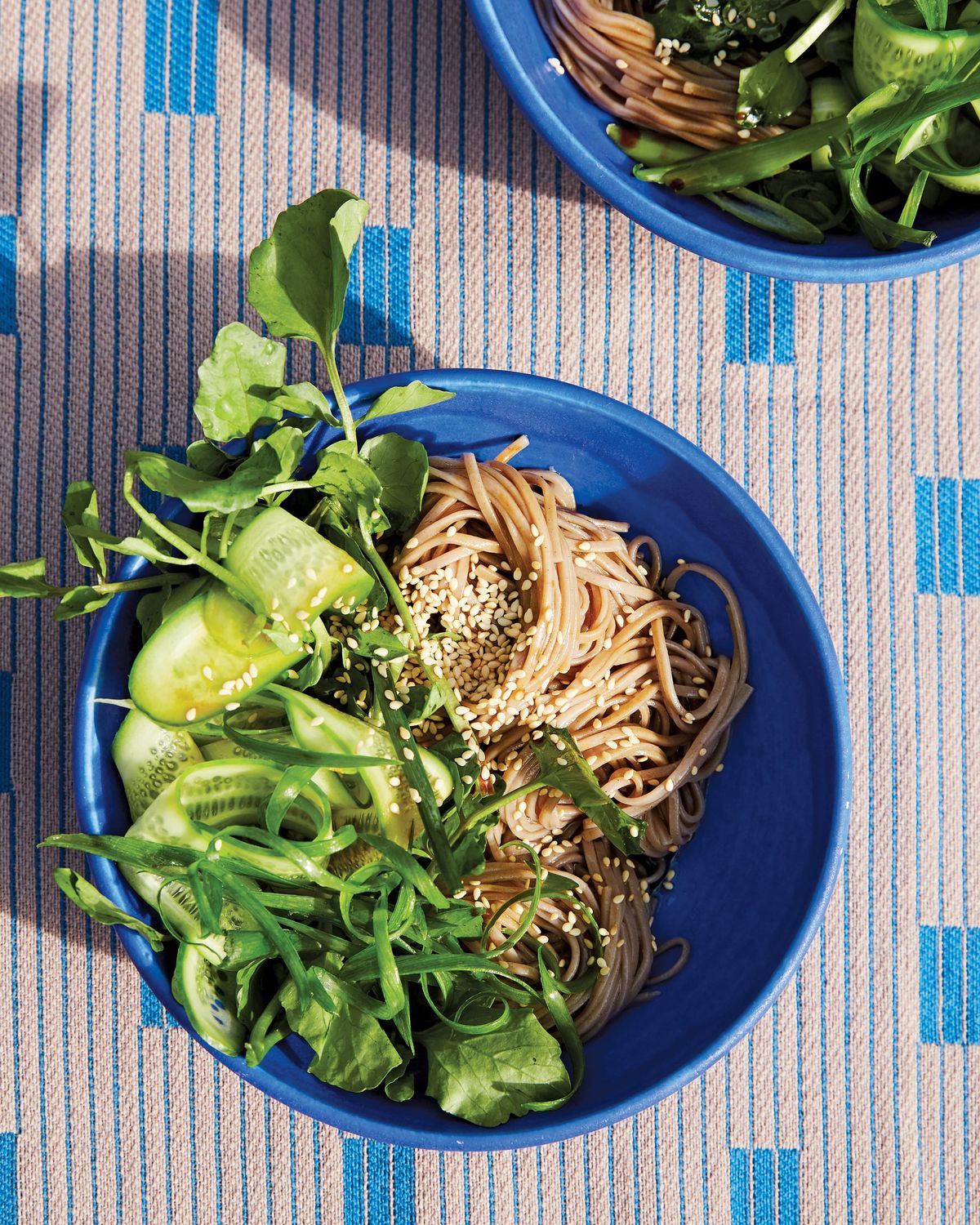 Cold Soba with Cucumbers, Watercress, and Sesame