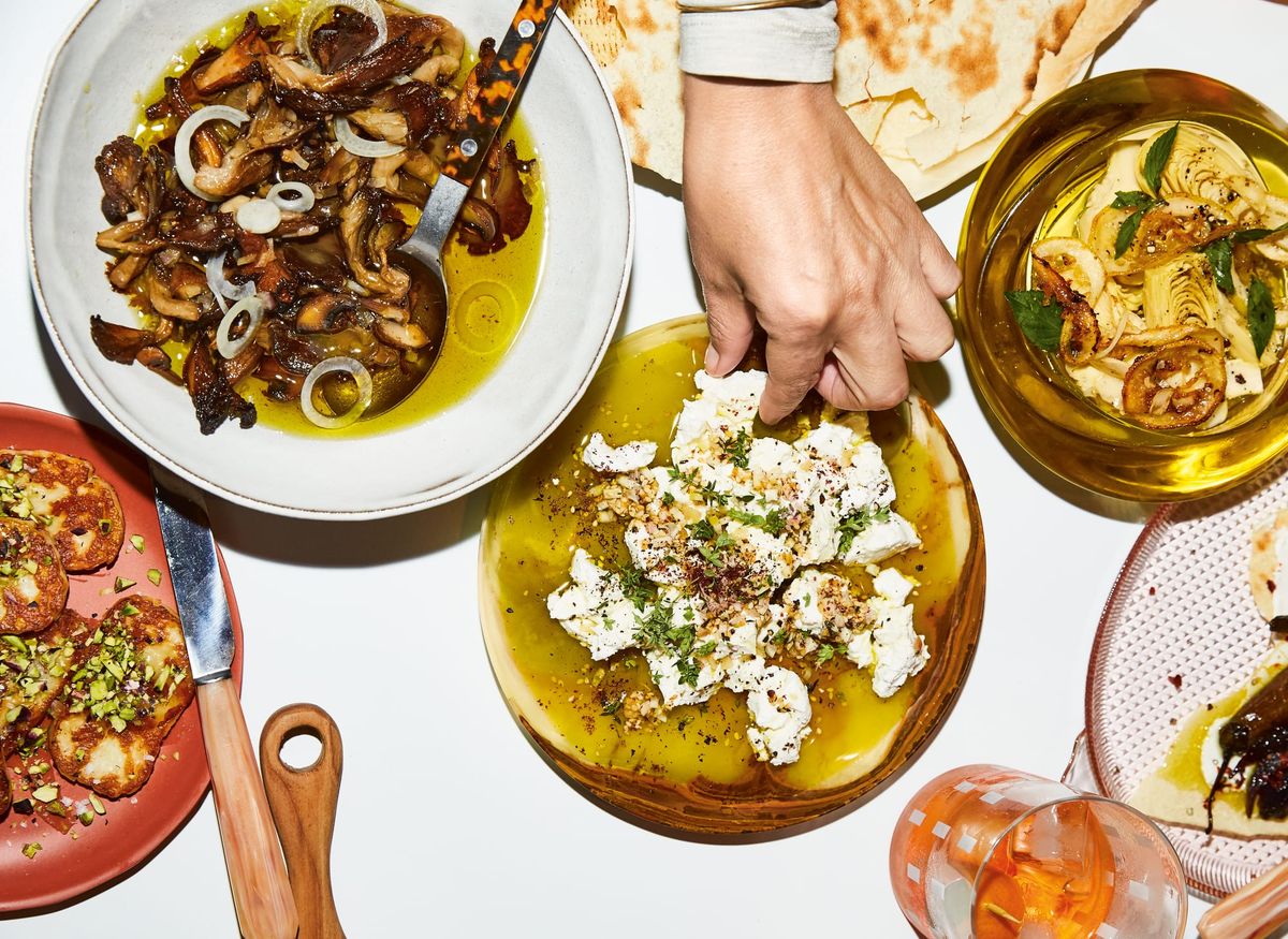 Creamy Goat Cheese with Lemony Za’atar
