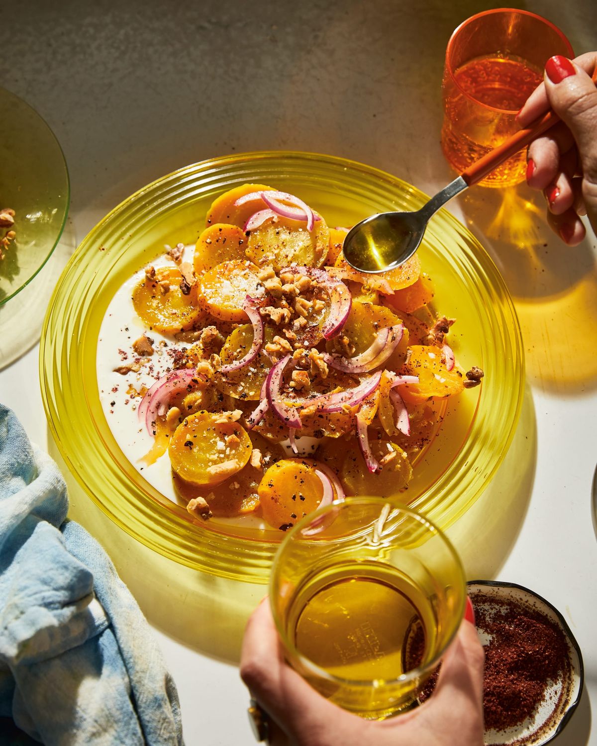 Beets with Buttermilk and Walnuts