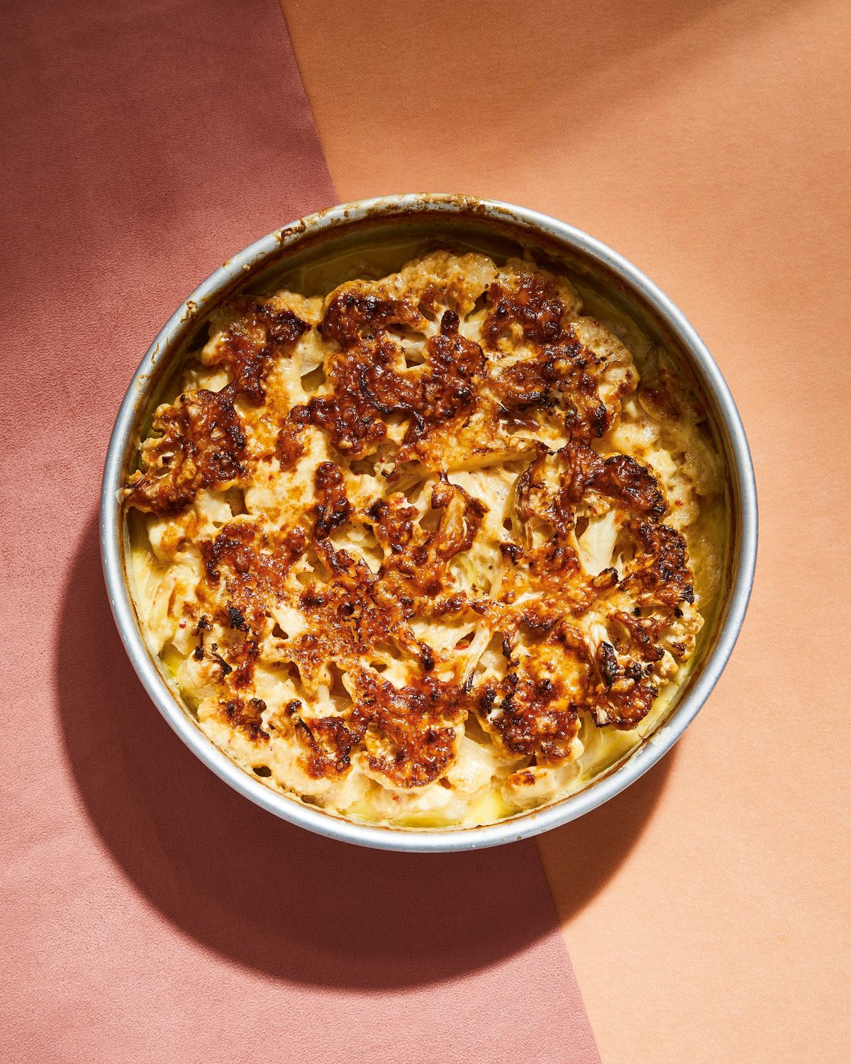 Creamy Cauliflower and Onion Gratin