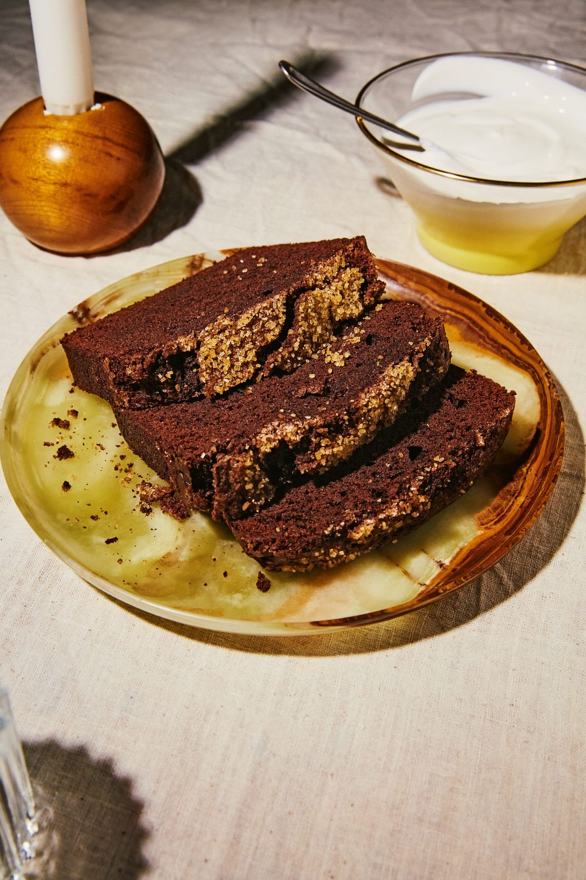 Chocolate-Sour Cream Pound Cake