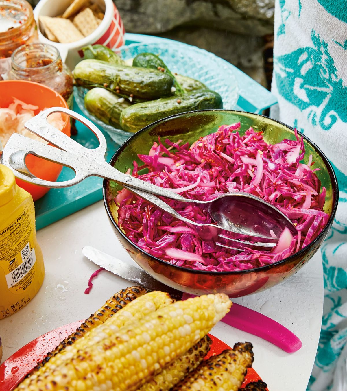 Spicy Red Cabbage with Sweet Onion and Lime