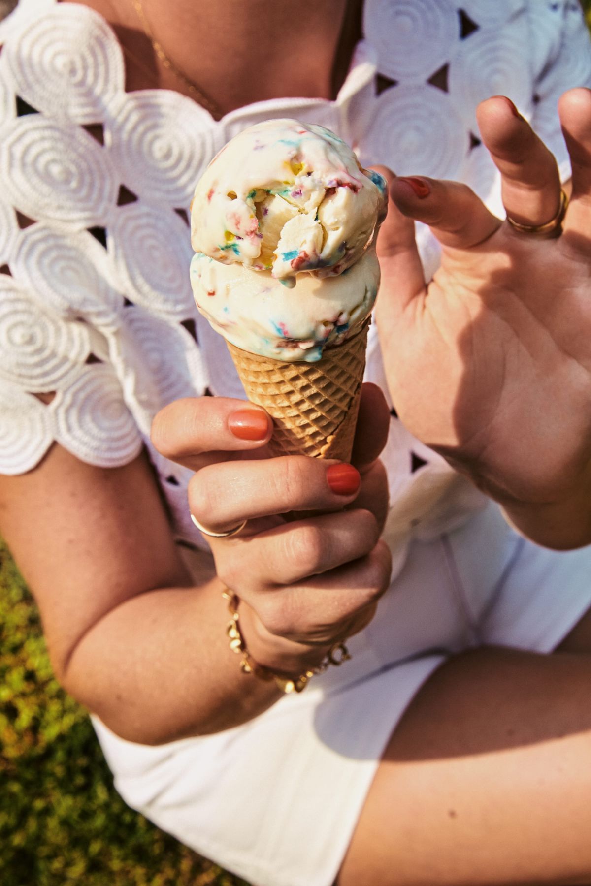 Festive Frozen Yogurt (with Sprinkles!)