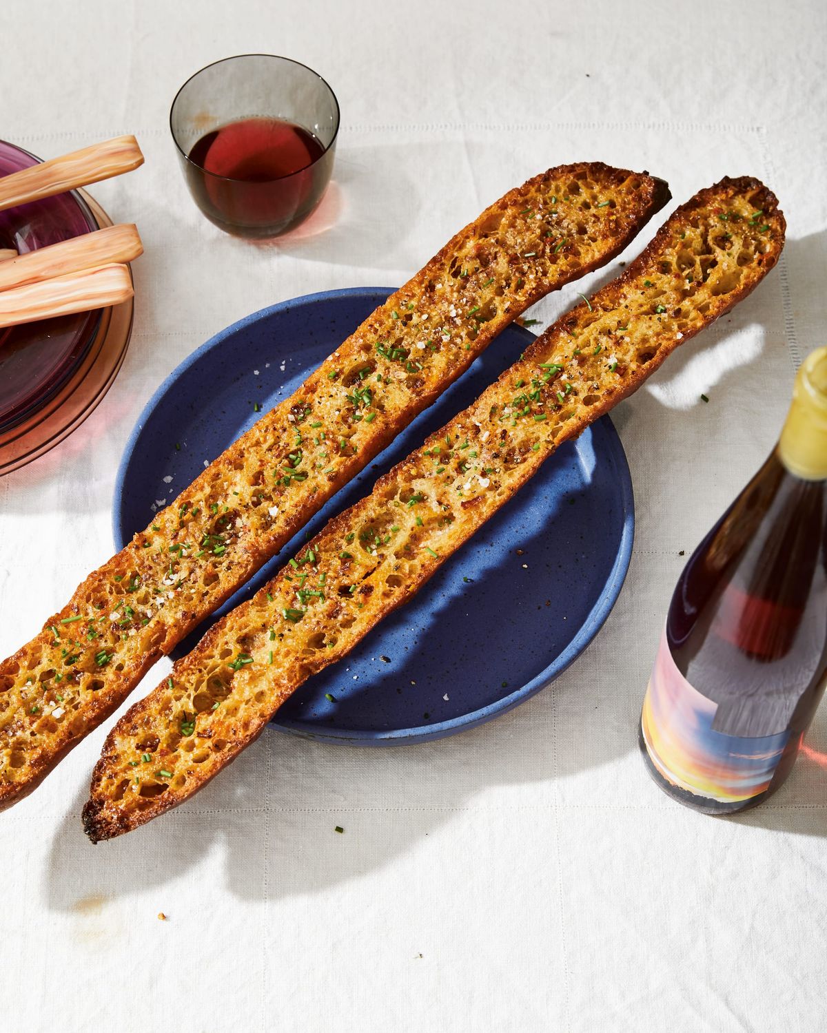 A Better Garlic Bread / Caramelized Garlic on Toast with Anchovies