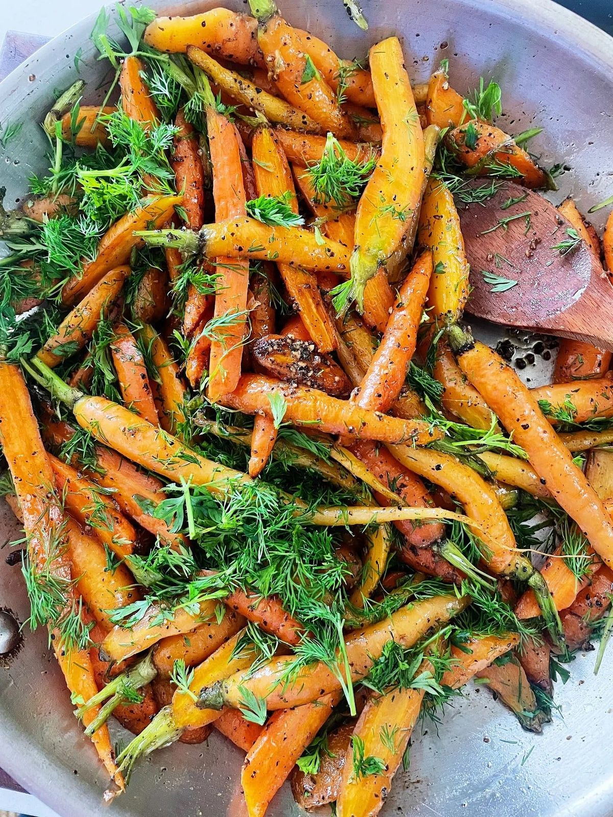 Peppered Carrots and Dill