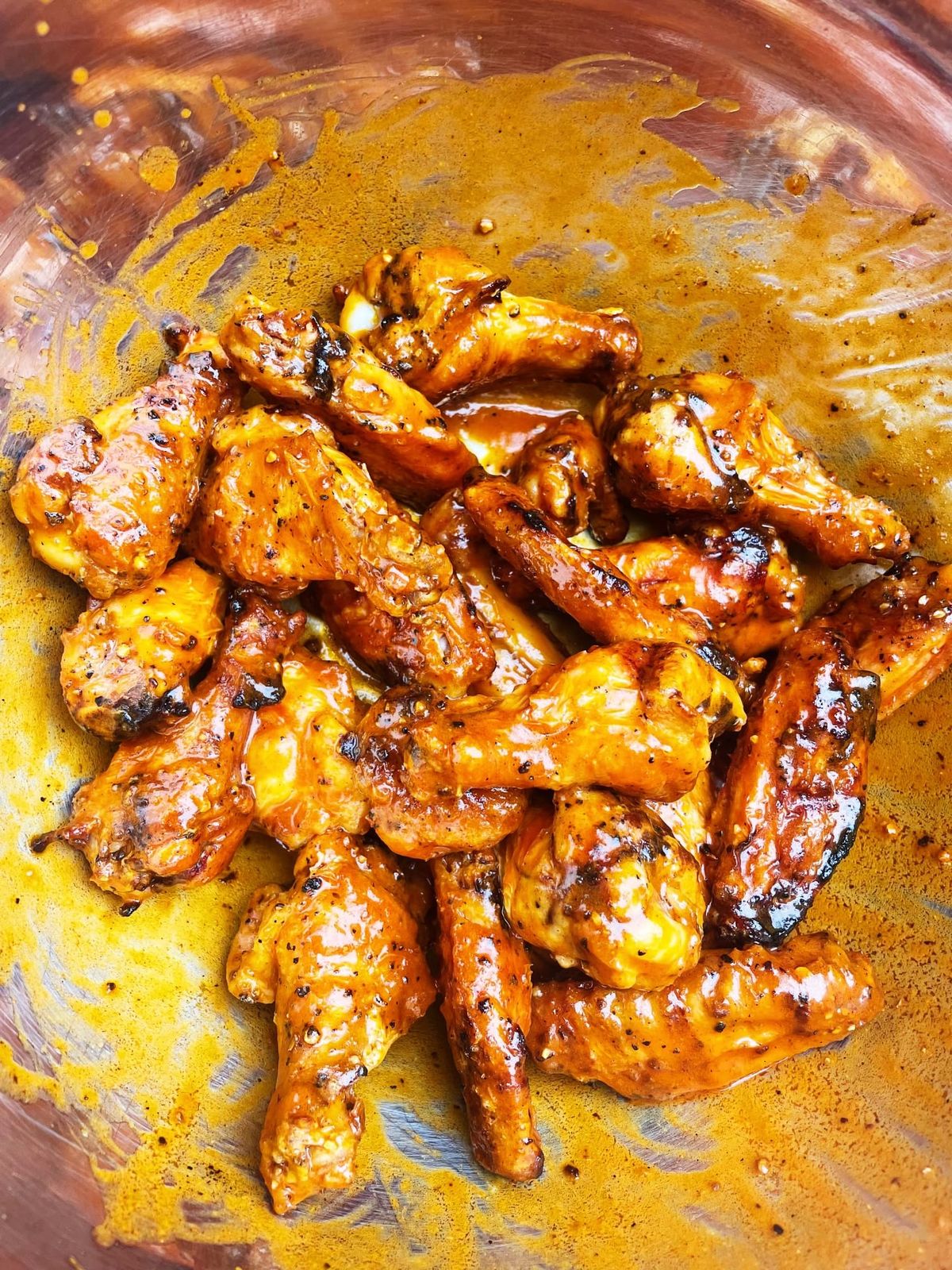 Tangy Grilled Hot Wings
