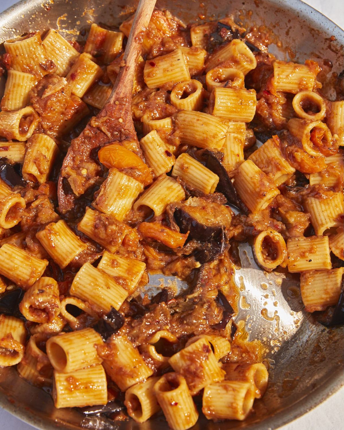 Roasted Eggplant Pasta