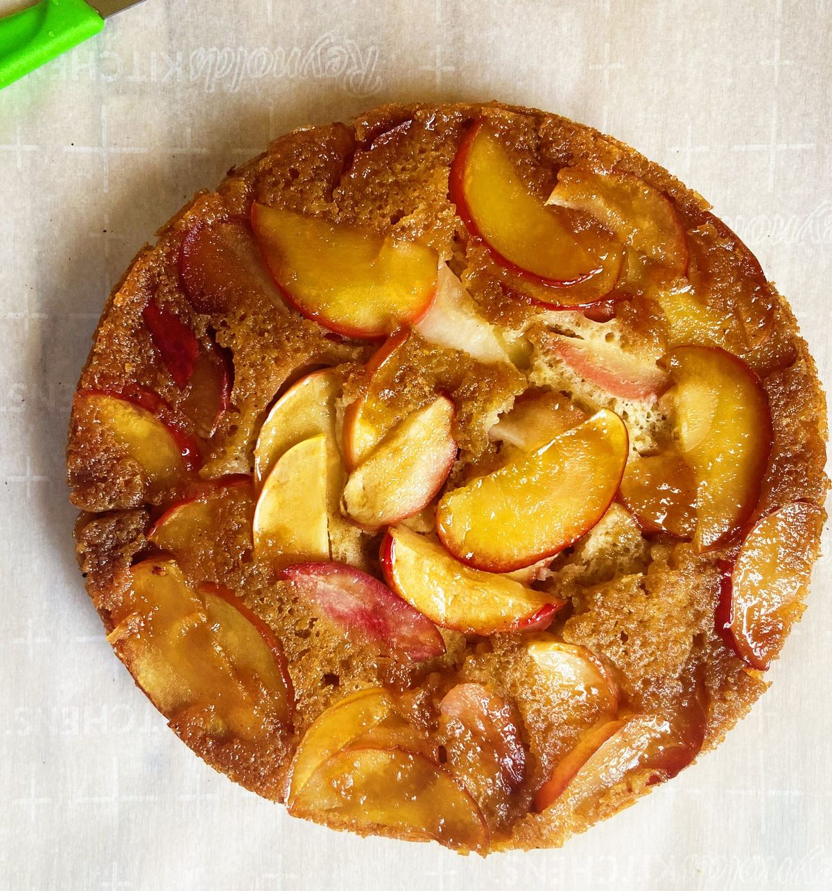 sticky apple cake