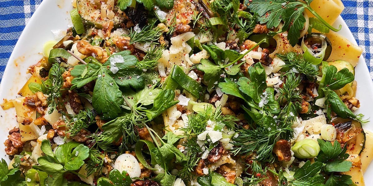 less of a pasta turned into salad and more of a salad made of pasta, you know? - Alison Roman