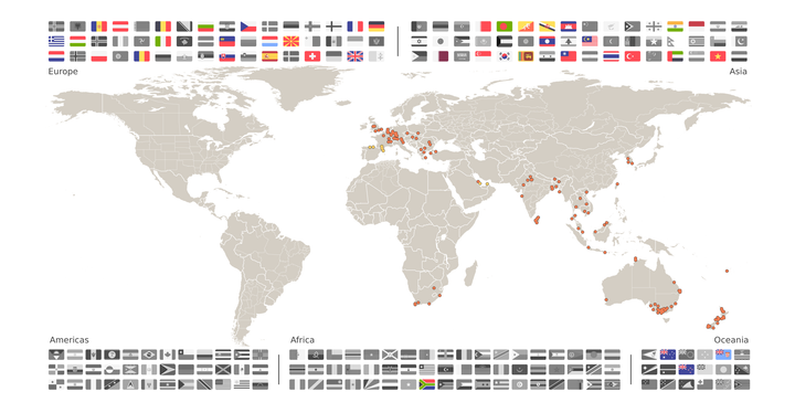 How to build a travel map in R