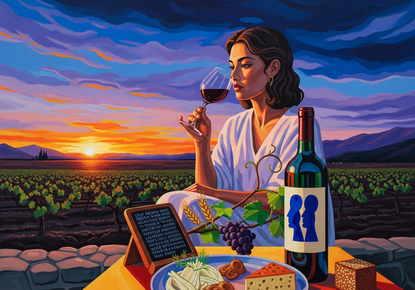 Night Harvest Over To Kalon Ridge: Opus One 2016