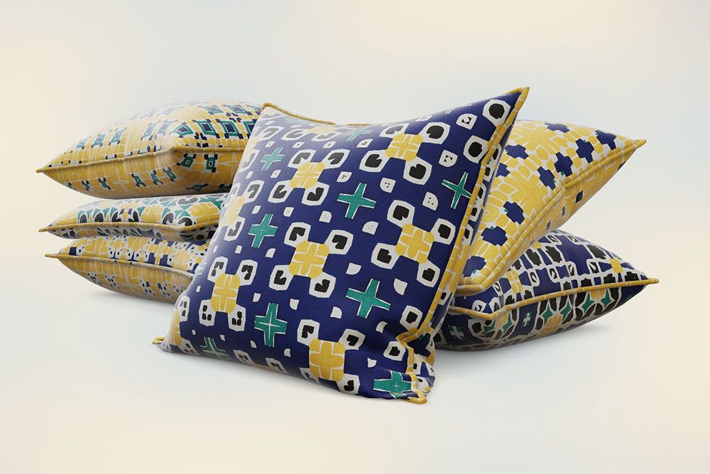 4 new cushion options in 3D preview