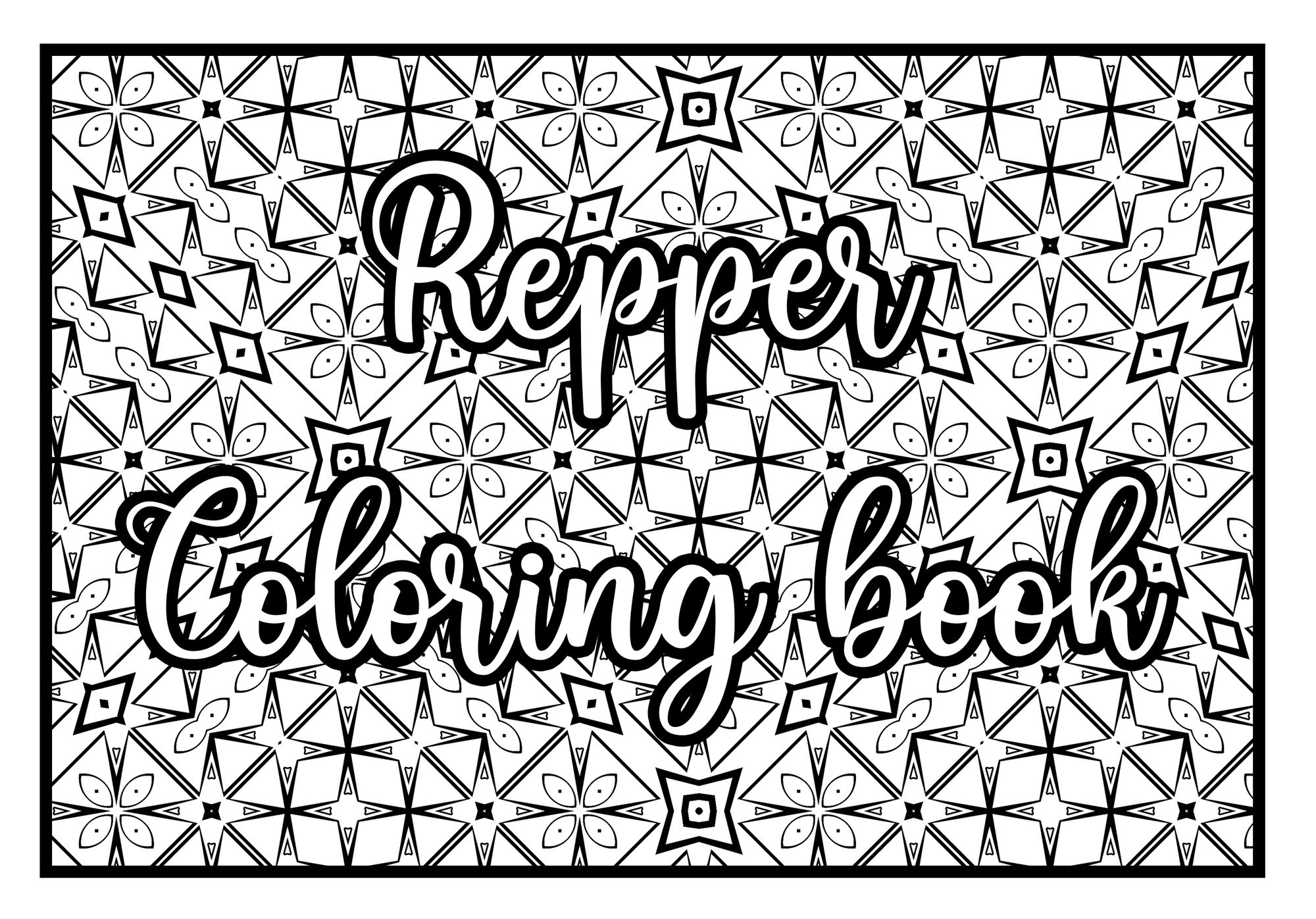 Your awesome and unique coloring book with Repper