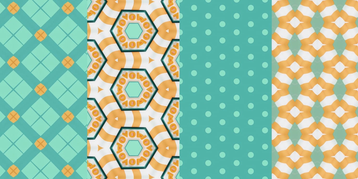 This is how the pro's combine patterns.