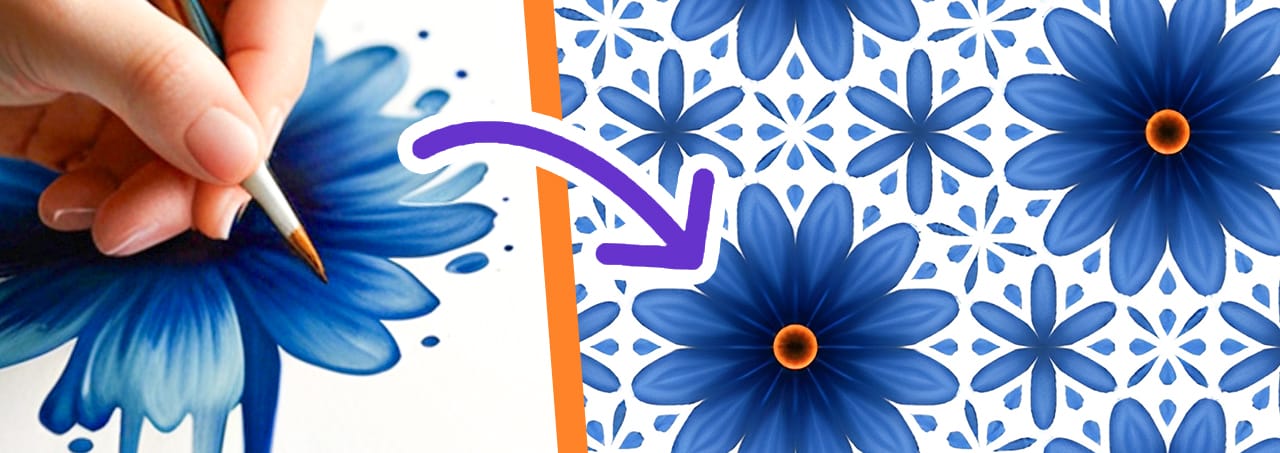 Mini Series: 5 simple ways to make your own images for pattern design