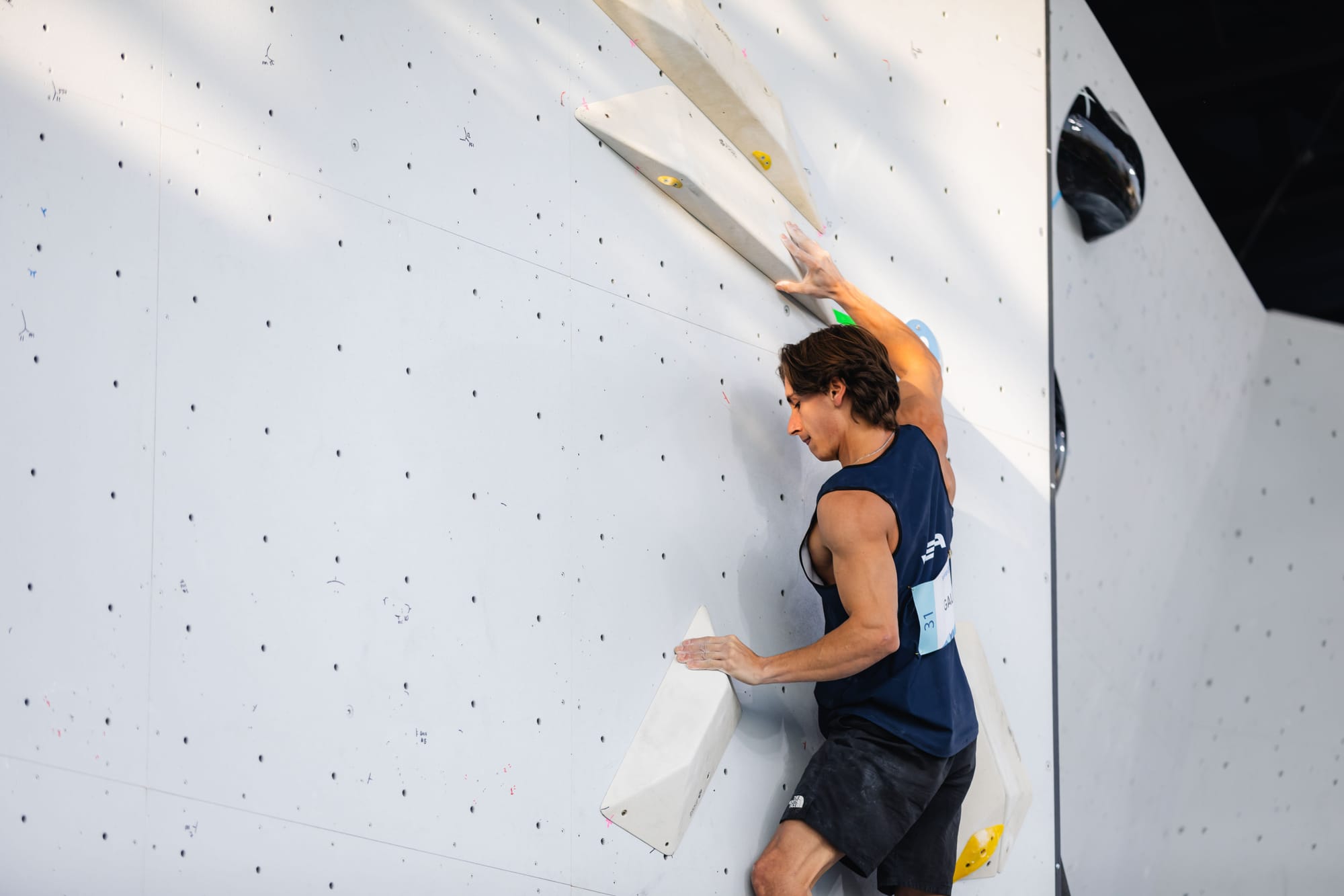 Zach Galla flashing Boulder 3
