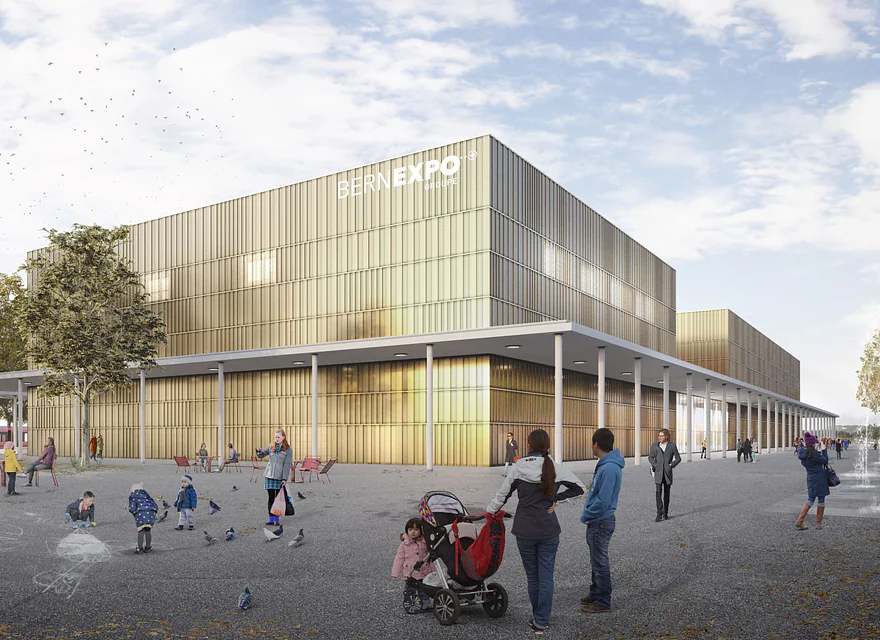 Artist impression of the BERNEXPRO Hallefest