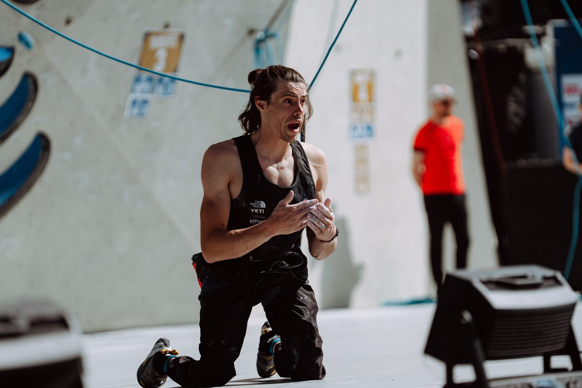 Benjamin Mayforth in shock after his climb