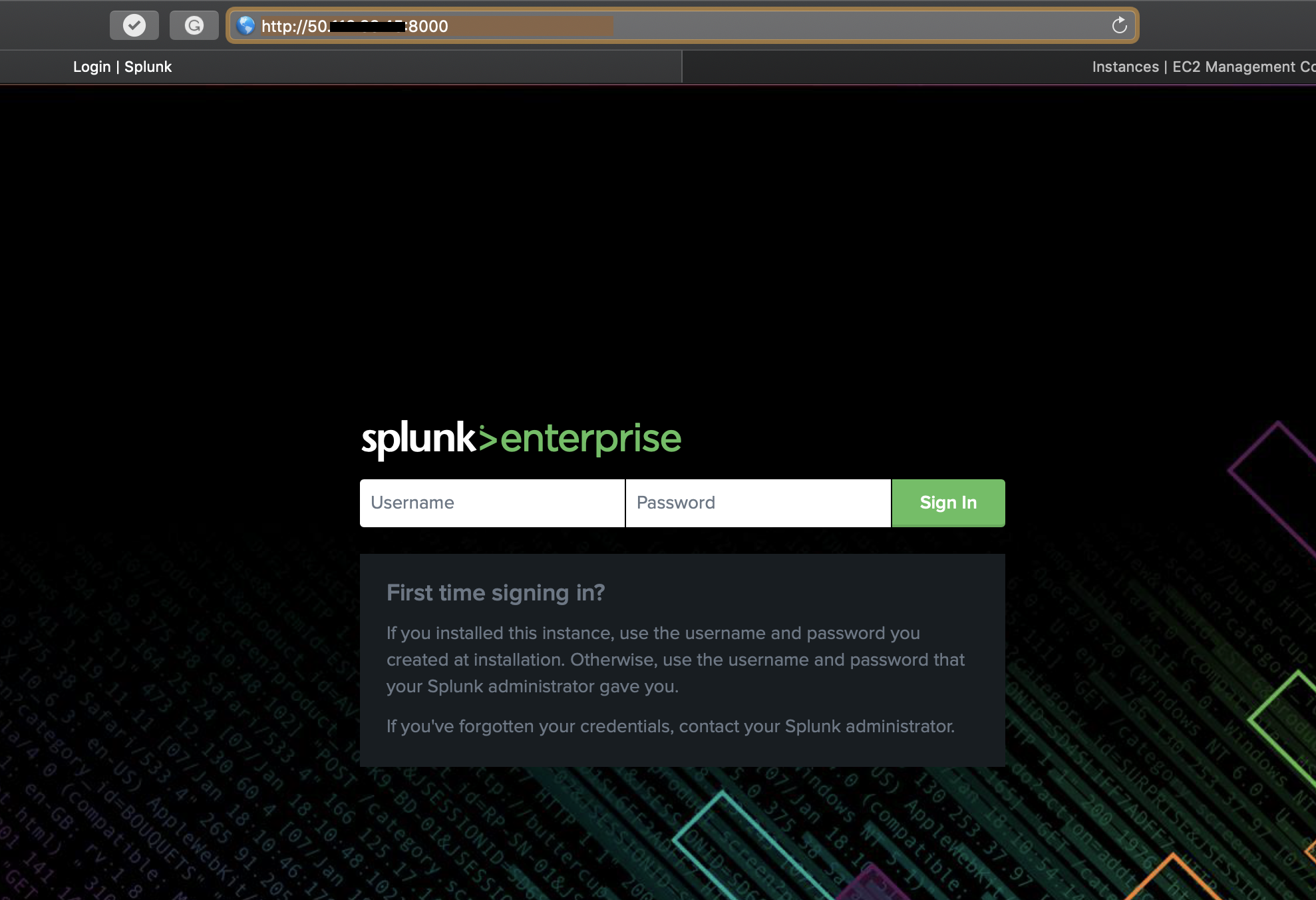 Splunk Web