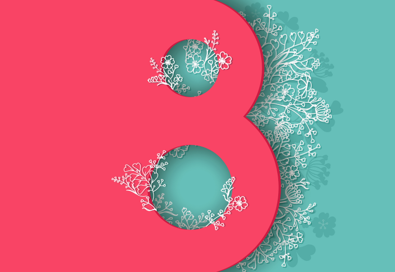 Стильные открытки к 8 Марта для ваших чудесных коллег — угощайте и угощайтесь!