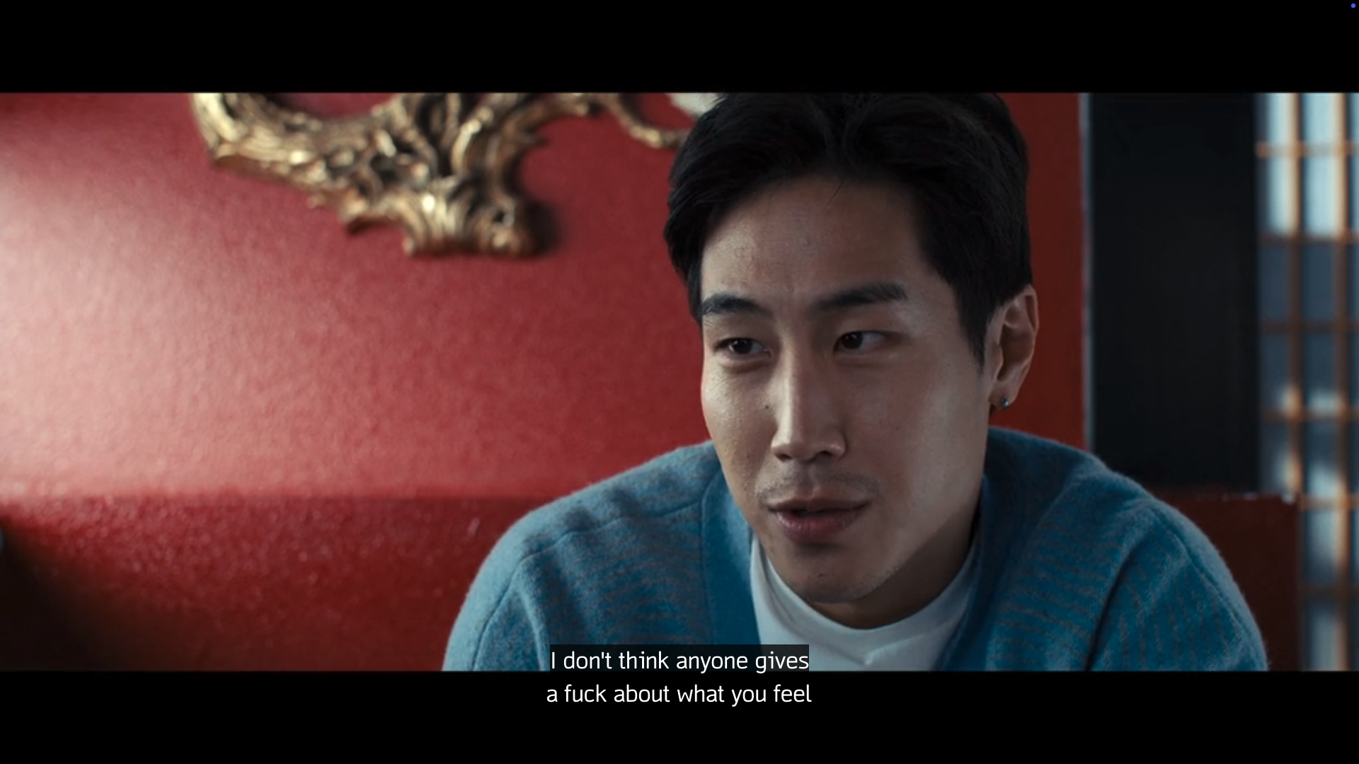 Young Mazino as Ariel's boyfriend, Kent, in A24's horror movie Opus