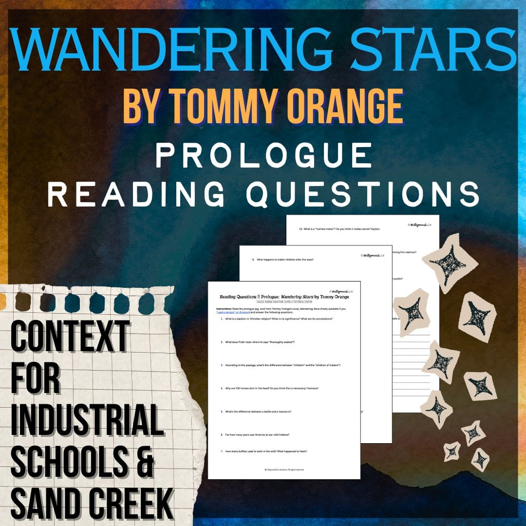 Wandering Stars — Prologue Reading Questions & Historical Context Activity