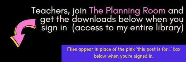 Join the Planning Room and you have access to the lesson/material described here below when you sign in.