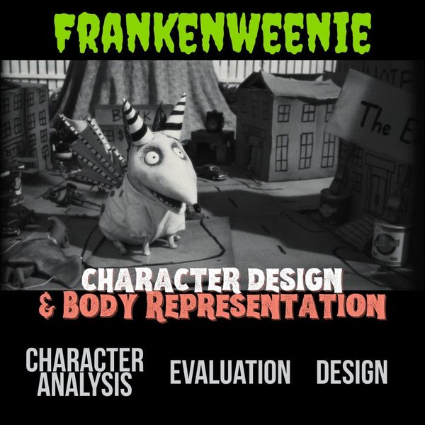 Frankenweenie — Caricature & Body Representation Activities