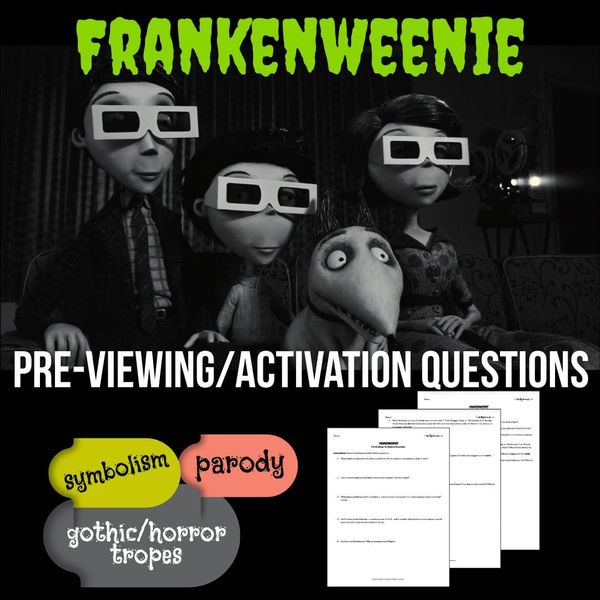 Frankenweenie — Pre-Viewing & Activation Questions