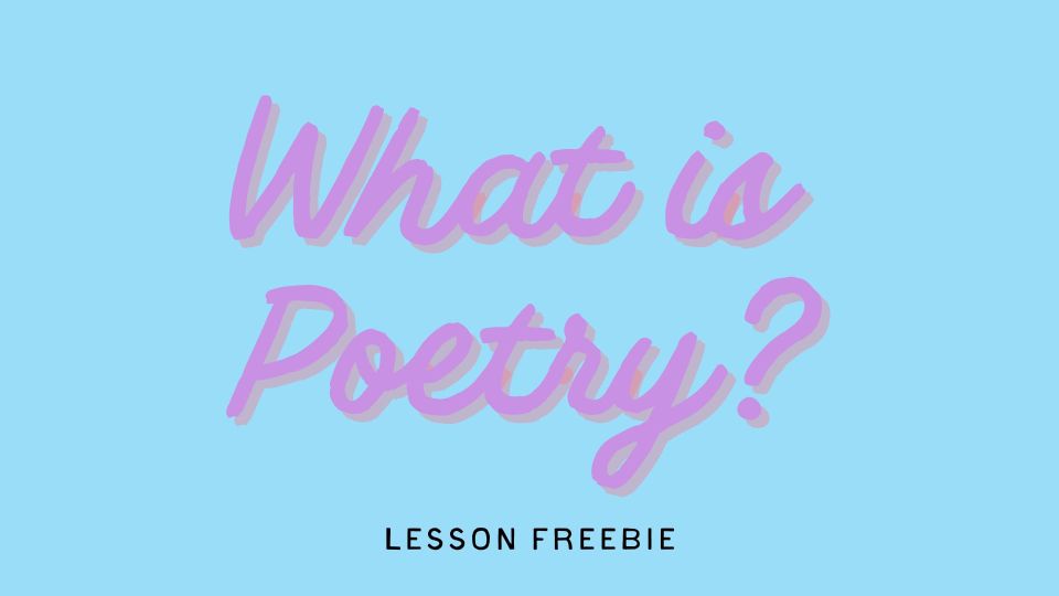 Preview of Defining the Indefinable: A Poetry Kickoff Lesson Using Quotes from Poets