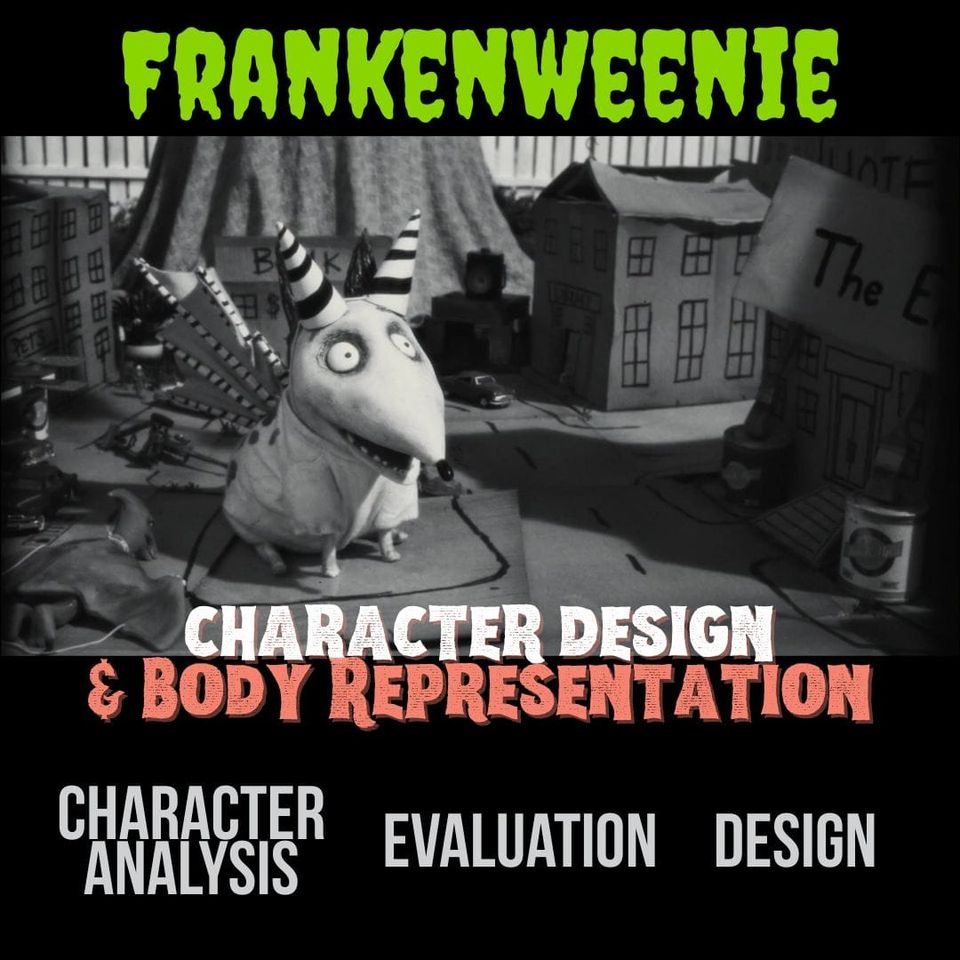 Preview of Frankenweenie — Caricature & Body Representation Activities