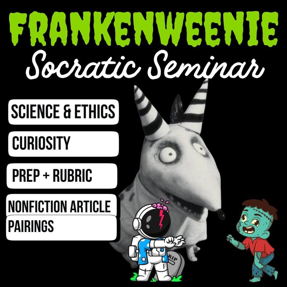 Preview of Frankenweenie Socratic Seminar
