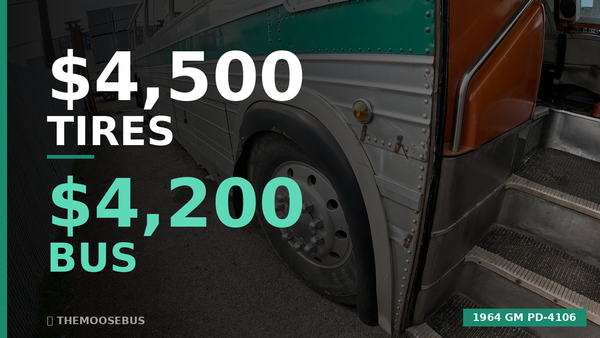 I Spent More on Tires Than the Bus — 1964 GM PD-4106