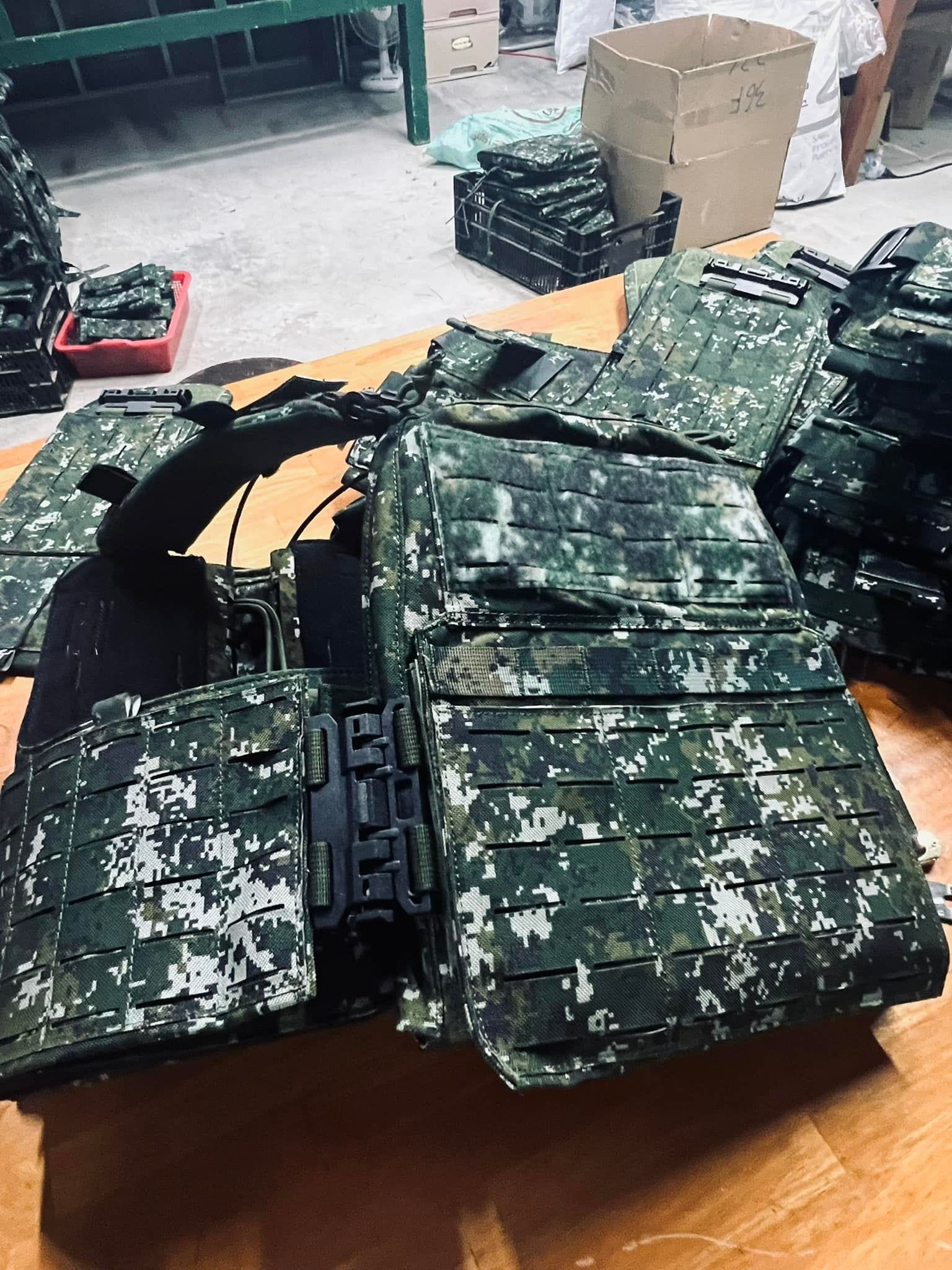 2021 傲骨 CPC 戰術背心,大部分區塊使用雷射切割製作。圖片:傲骨戰術裝備屋