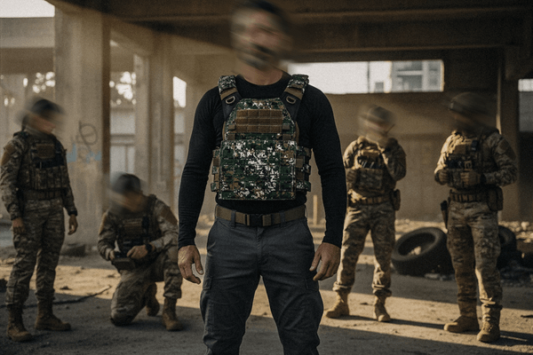 J-TECH 在今年年中的時候安靜推出雷射切割版本的神盾背心。照片拍攝製圖：傲骨戰術裝備屋