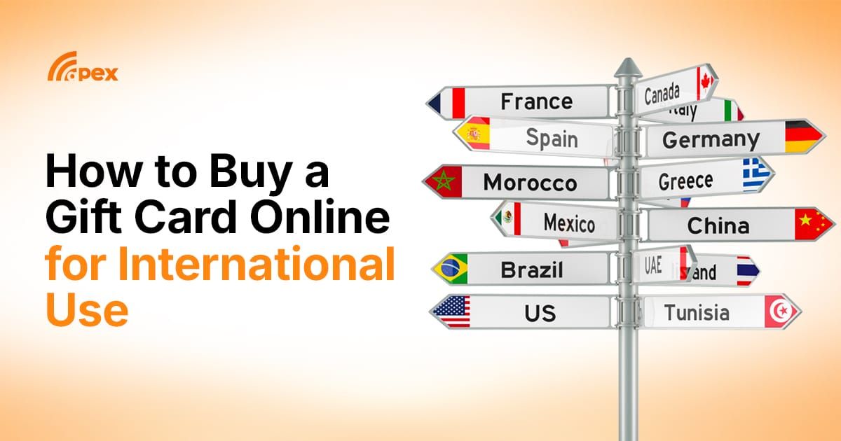 How to Buy a Gift Card Online for International Use