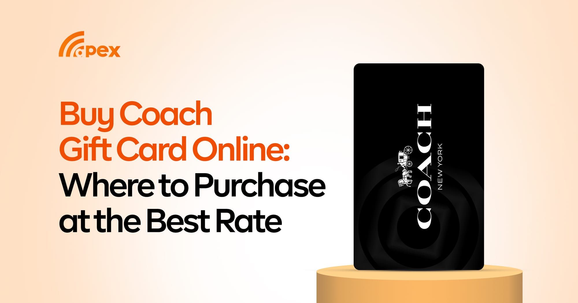 Buy Coach Gift Card Online: Where to Purchase at the Best Rate