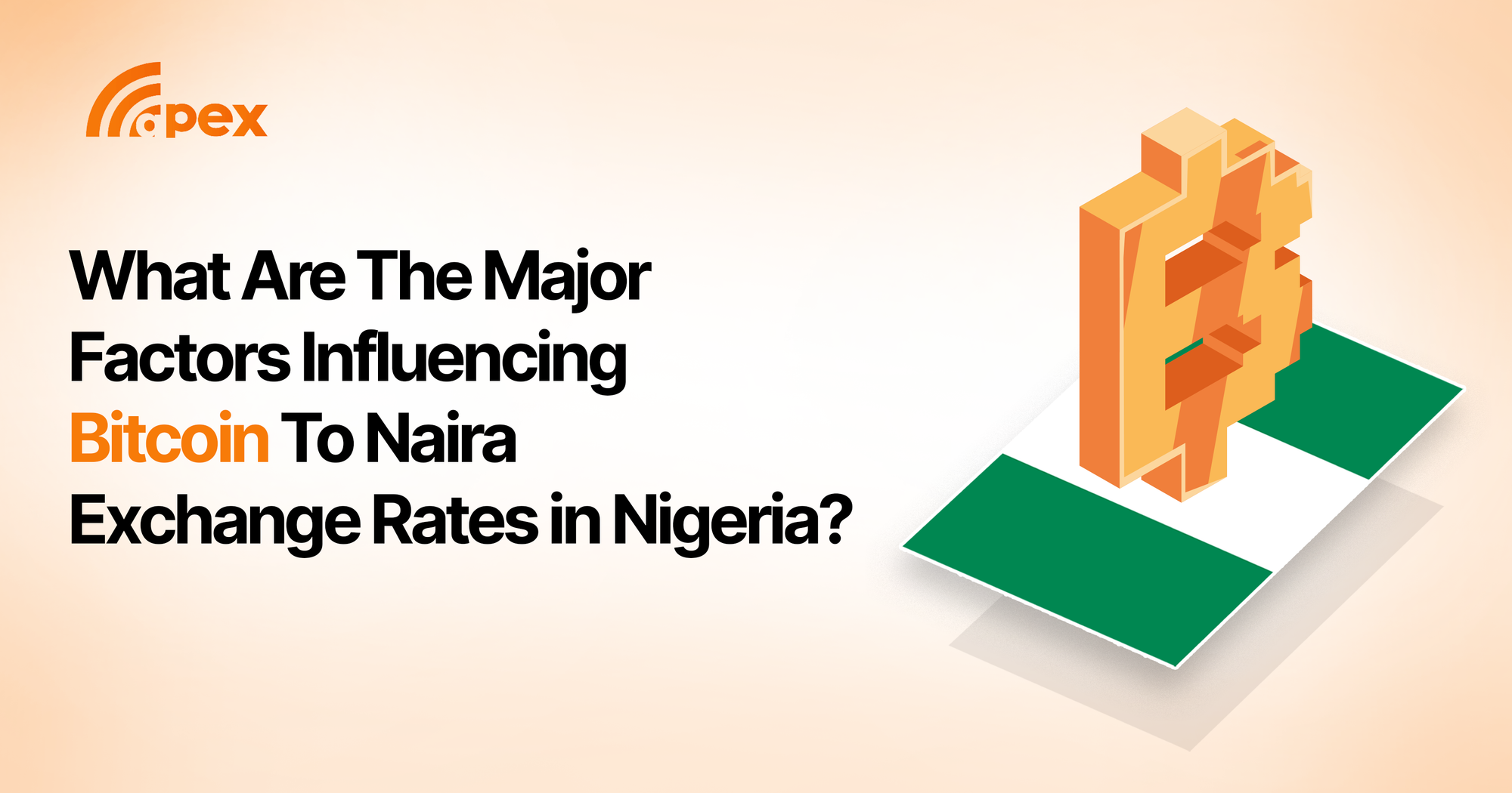What Are The Major Factors Influencing Bitcoin to Naira Exchange Rates in Nigeria?
