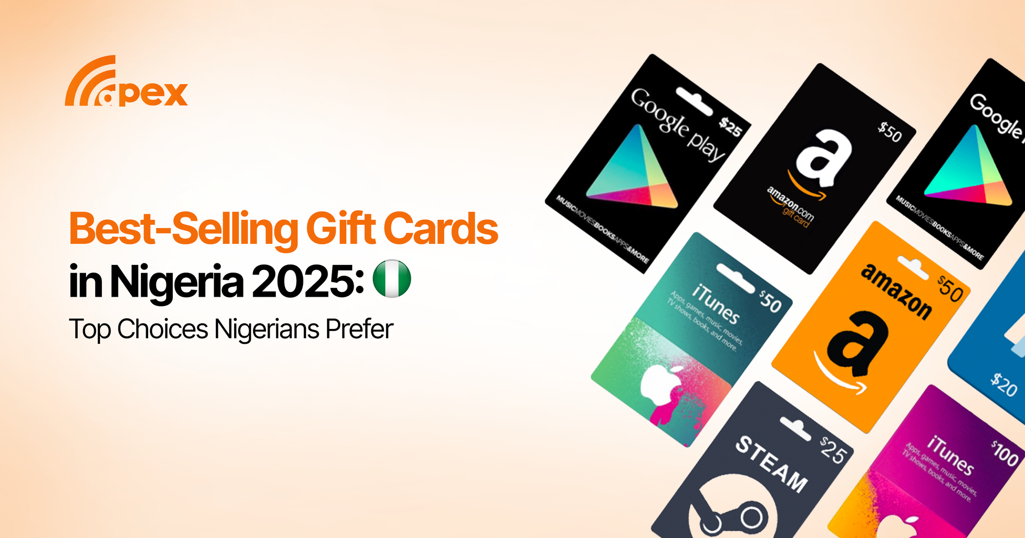 Best-Selling Gift Cards in Nigeria 2026: Top Choices Nigerians Prefer