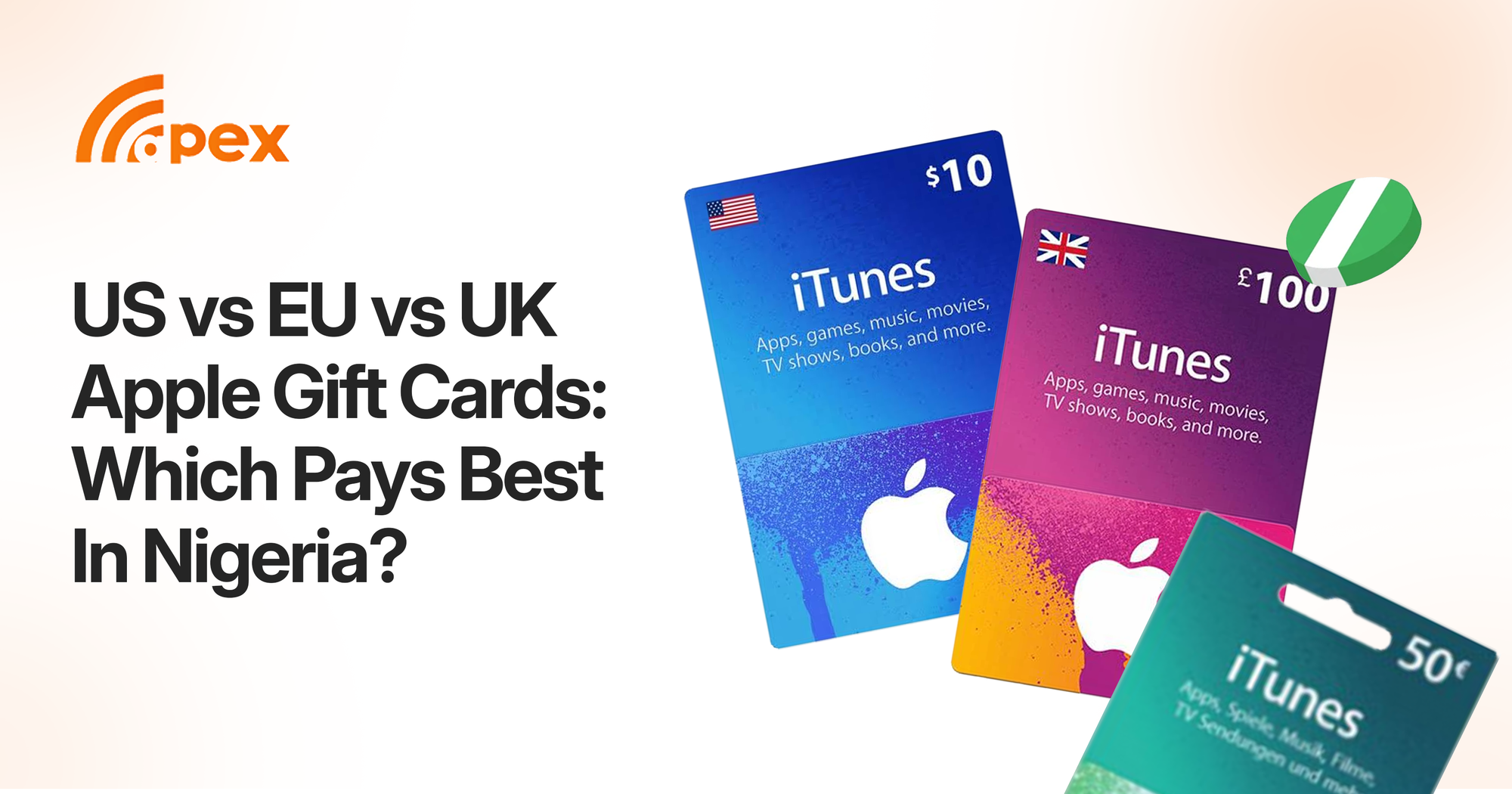 US vs UK vs EU Apple Gift Cards: Which Pays Best in Nigeria?