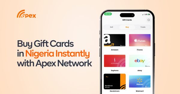 Buy Gift Cards in Nigeria Instantly with Apex Network
