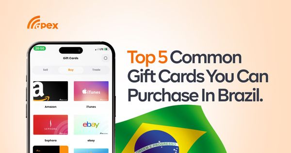 Top 5 Common Gift Cards You Can Purchase in Brazil.