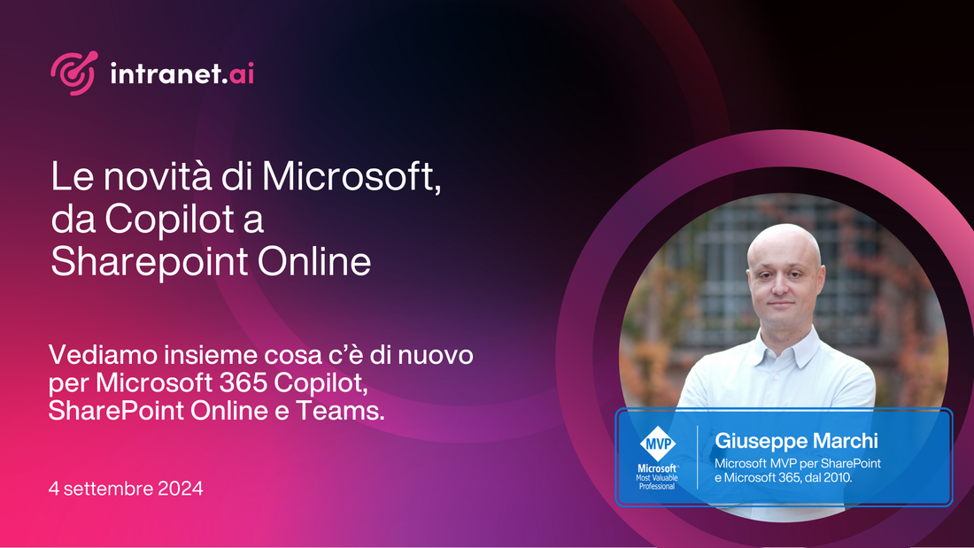 Le novità di Microsoft, da Copilot a SharePoint