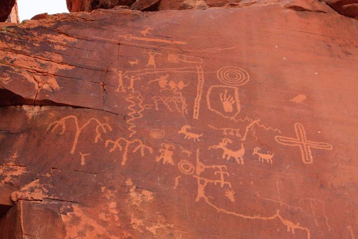 Atlatl Rock Petroglyphs